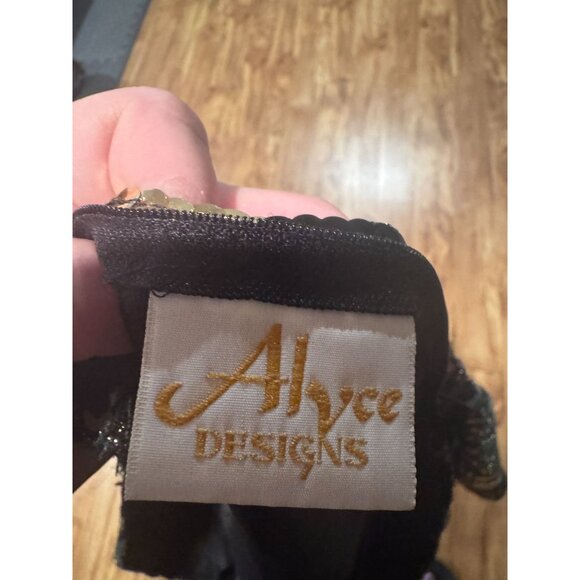 Vintage Alyce Designs Sequin Party Dress Size 14 • Made in USA - Picture 3 of 11